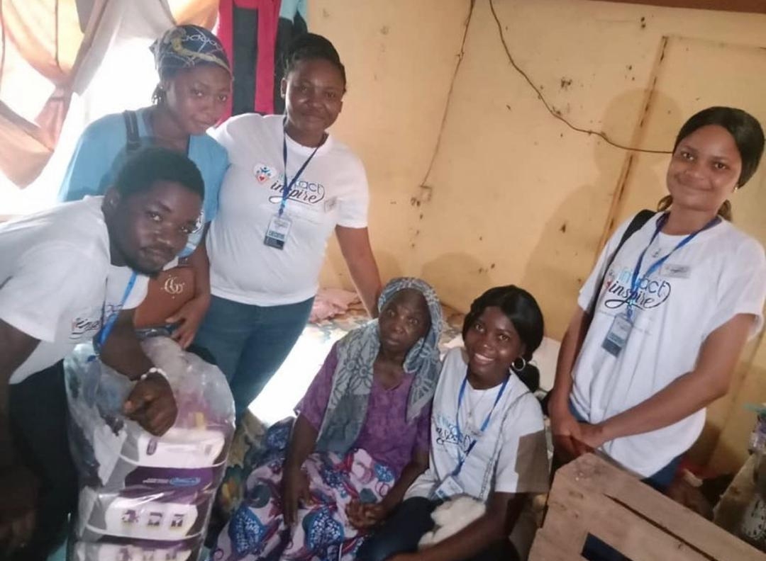 VISIT TO THE BENEFICIARIES WHO ARE VICTIMS OF STROKE